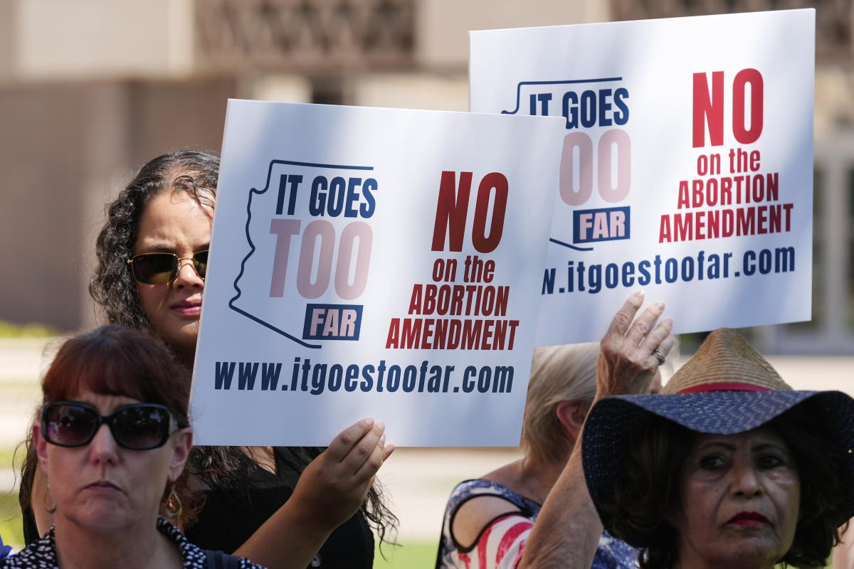 Arizona governor urges the state to stop collecting abortion data, citing patient privacy