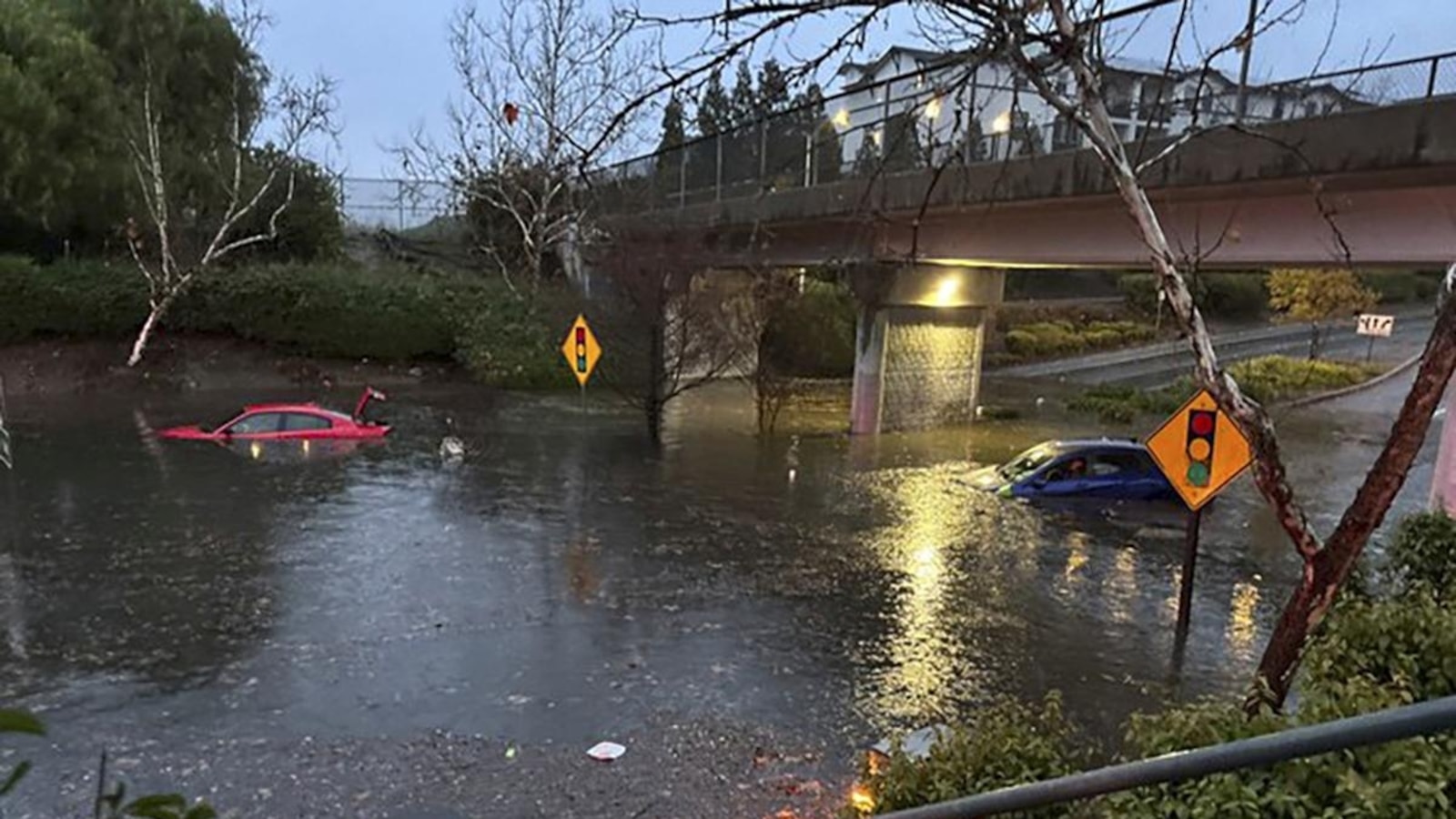 Storms encase Iowa and eastern Nebraska in ice and generate rare tornado warning in San Francisco